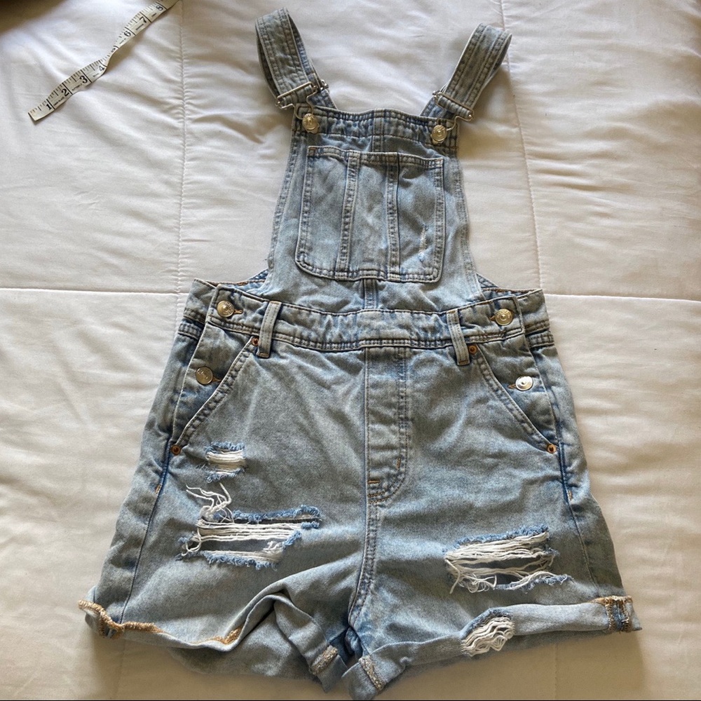 overall shorts